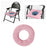 Toilet Seat Cover Washable Thicker Luxury Reusable for Washroom Bathroom Pink