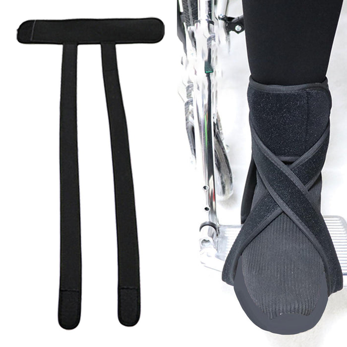 Wheelchair Leg Strap Safety Support Lap Patients Foot Rest Strap for Seniors