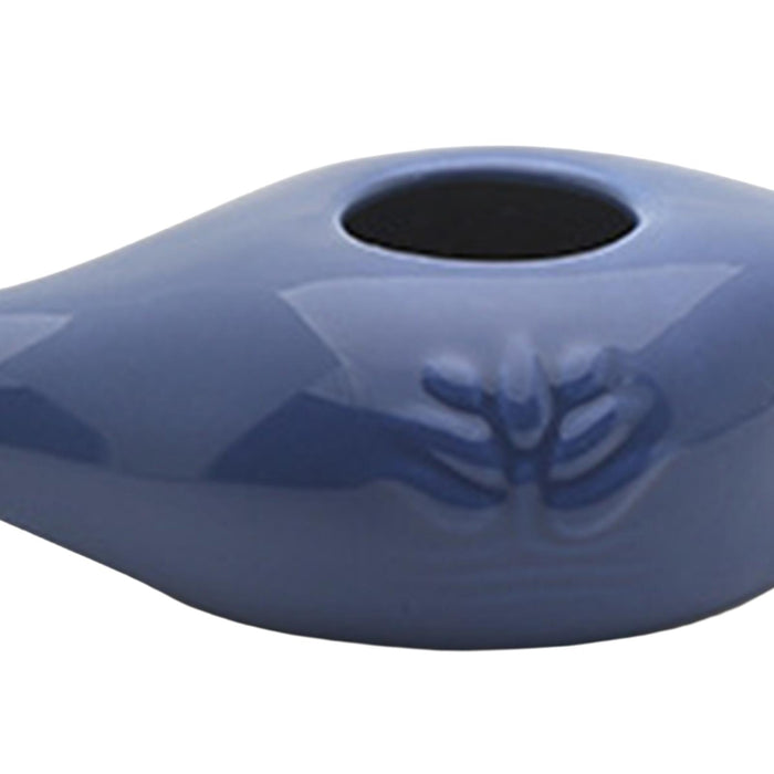 250ml Ceramic Neti Pot Nose Cleaning Pot for Removes Dust Nose Washing Blue