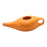 250ml Ceramic Neti Pot Nose Cleaning Pot for Removes Dust Nose Washing Orange