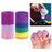 10Pcs Finger Sleeves Protectors Elastic for Relieving Pain Cycling Biking Purple