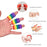 10Pcs Finger Sleeves Protectors Elastic for Relieving Pain Cycling Biking Iridescent