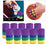 10Pcs Finger Sleeves Protectors Elastic for Relieving Pain Cycling Biking Iridescent