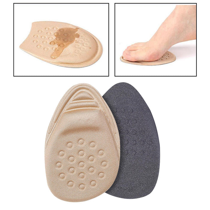 2pcs Metatarsal Pads Prevent Calluses Blisters All Day Beige Female Tip