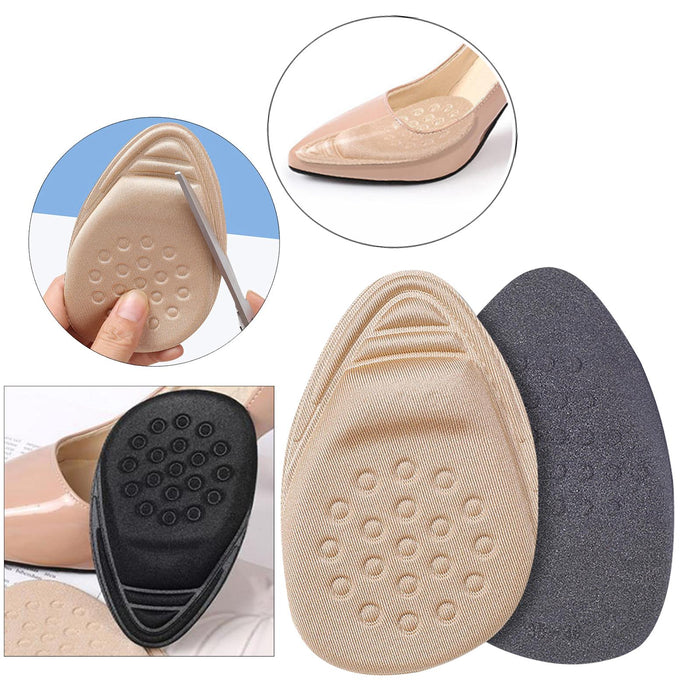 2pcs Metatarsal Pads Prevent Calluses Blisters All Day Beige Female Tip