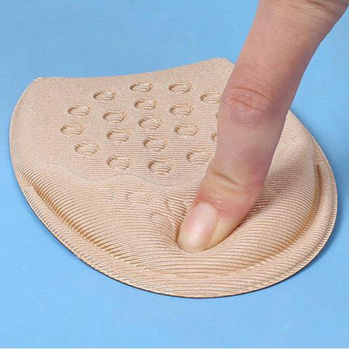 2pcs Metatarsal Pads Prevent Calluses Blisters All Day Beige Female Round