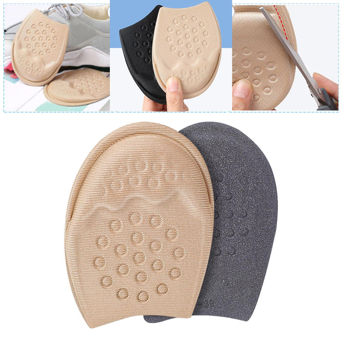 2pcs Metatarsal Pads Prevent Calluses Blisters All Day Beige Male Round