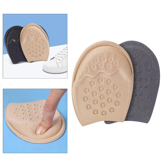 2pcs Metatarsal Pads Prevent Calluses Blisters All Day Beige Male Round