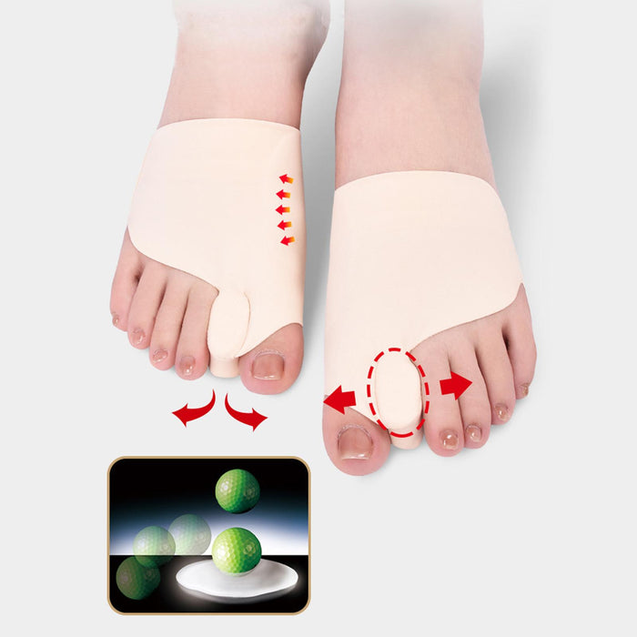 Toe Separator PVC for Foot Relief Pain Overlapping Toes Realign Crooked Toes Right