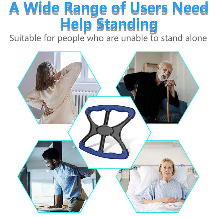 Stand-Up Assist Rod Comfortable Handle Bar Lift Assist Elderly Standing Aid