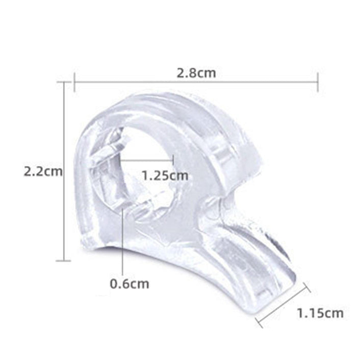 Toe Bunion Guard Correct Crooked Toes for Overlapping Toe 2.8x1.15x2.2cm