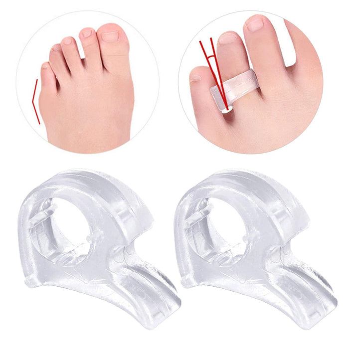 Toe Bunion Guard Correct Crooked Toes for Overlapping Toe 2.8x1.15x2.2cm