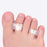 Toe Bunion Guard Correct Crooked Toes for Overlapping Toe 2.3x1.25x2cm