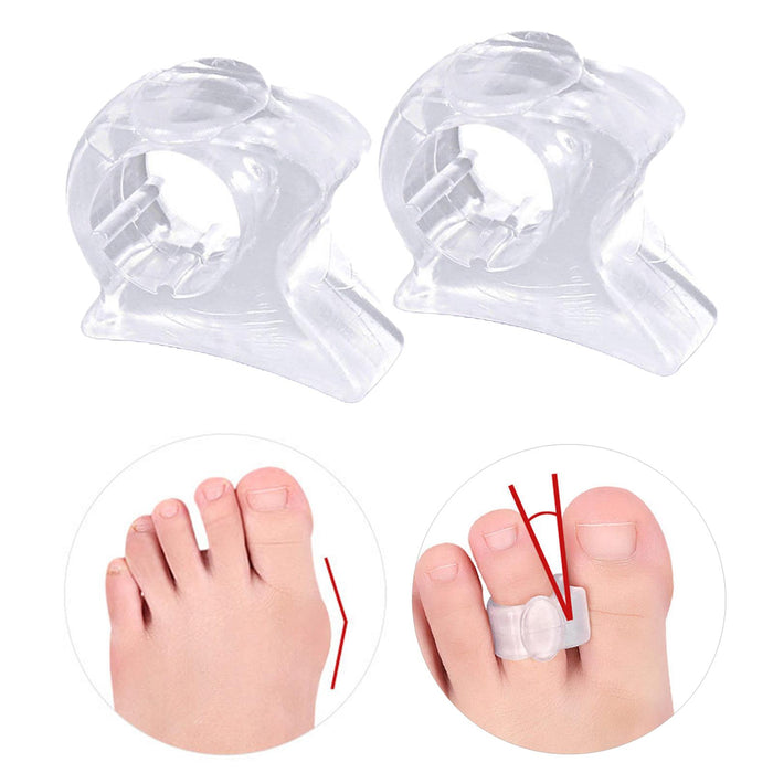 Toe Bunion Guard Correct Crooked Toes for Overlapping Toe 2.3x1.25x2cm