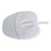 Bedpan Seat Urinal Bed Pan with Handle for Bedridden Durable White