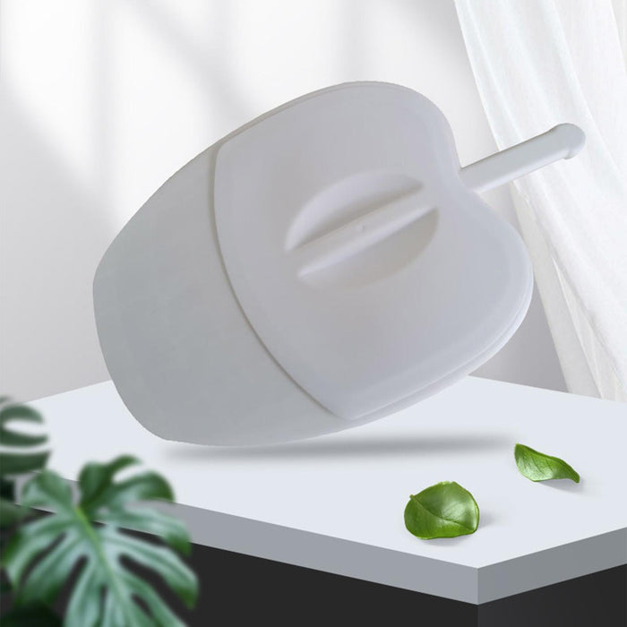 Bedpan Seat Urinal Bed Pan with Handle for Bedridden Durable White