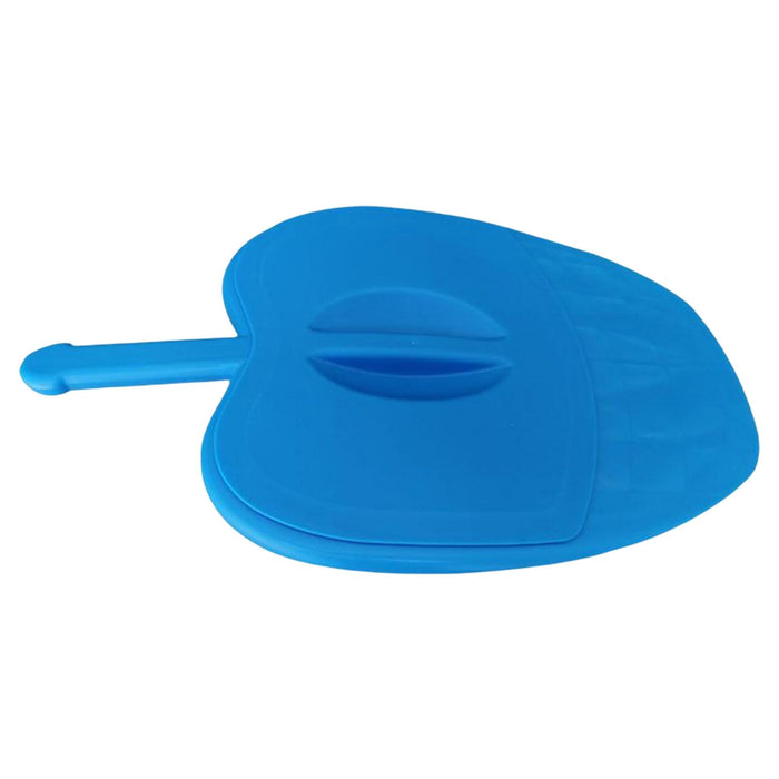 Bedpan Seat Urinal Bed Pan with Handle for Bedridden Durable Blue