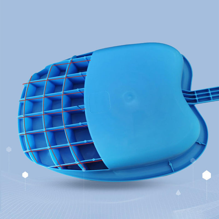 Bedpan Seat Urinal Bed Pan with Handle for Bedridden Durable Blue