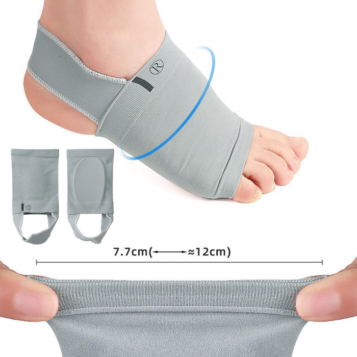 1 Pair Soft Arch Support Braces Flat Feet Wrap Relieve Foot Pain Daily Wear