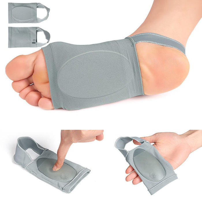 1 Pair Soft Arch Support Braces Flat Feet Wrap Relieve Foot Pain Daily Wear