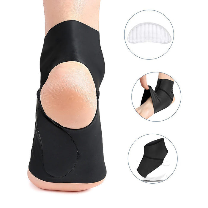 1 Pair Arch Support Foot Pad Breathable Ankle Cushion for Sports Fitness Gym