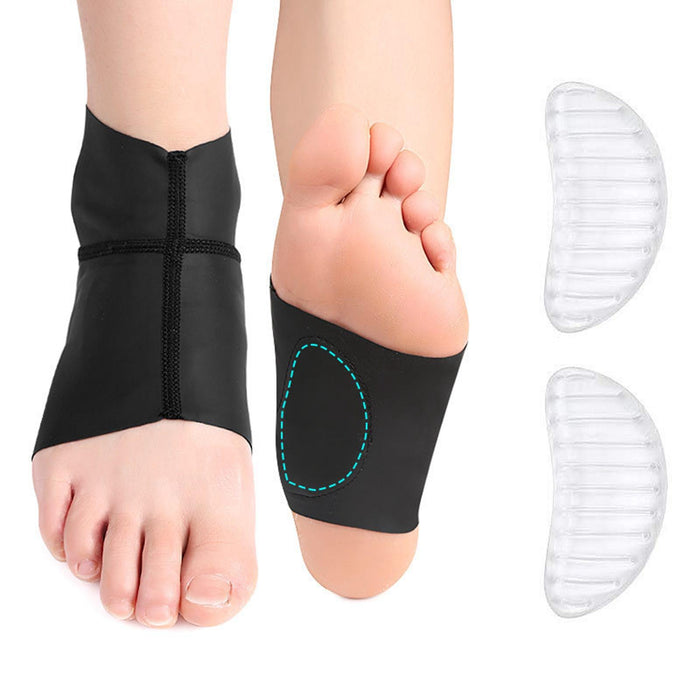 1 Pair Arch Support Foot Pad Breathable Ankle Cushion for Sports Fitness Gym