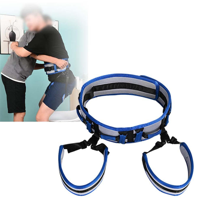 Transfer Gait Belt with Leg Loops Training Safety Assist Device for Disabled L