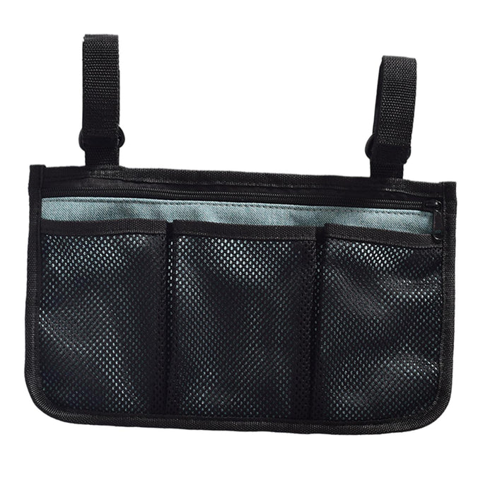 Wheelchair Armrest Side Storage Bag Pouch Portable for Most Wheelchair