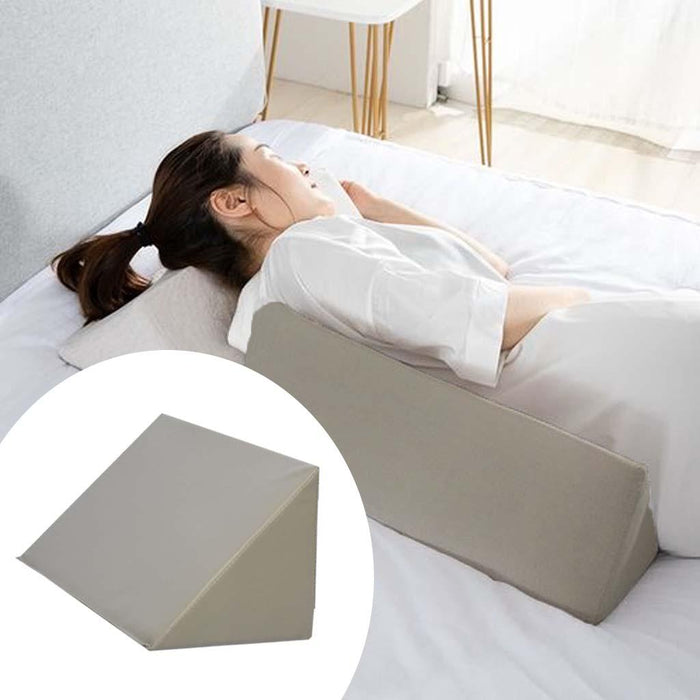 Triangle Wedge Pillow Easy to Clean Soft for Sleeping Post Surgery Reading M