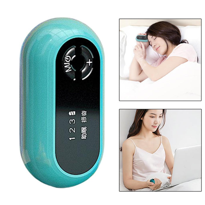 Sleep Aid Machine with Microcurrent Hypnosis Relieve Anxiety Blue