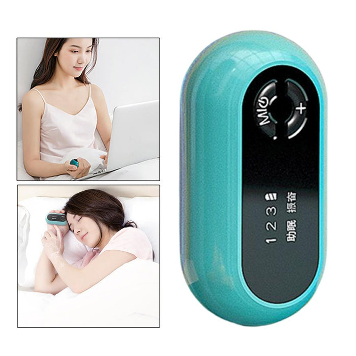 Sleep Aid Machine with Microcurrent Hypnosis Relieve Anxiety Blue