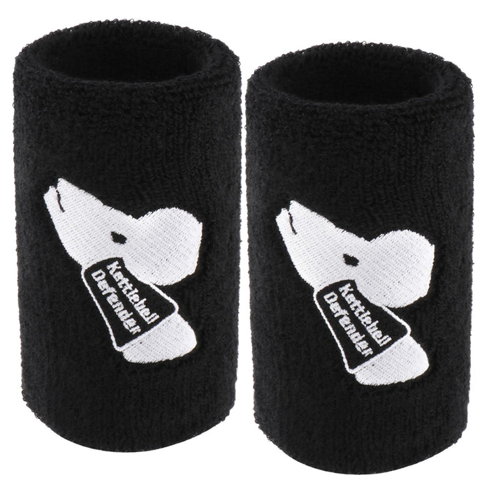 2x Kettlebell Wrist Guards Wrist Brace for Men Women Weight Lifting Black