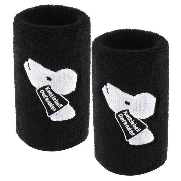 2x Kettlebell Wrist Guards Wrist Brace for Men Women Weight Lifting Black