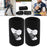 2x Kettlebell Wrist Guards Wrist Brace for Men Women Weight Lifting Black