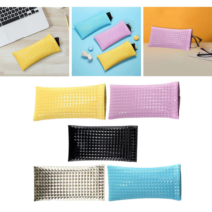 Sunglasses Case 3D Diamond Design Fashion for Reading Glasses yellow