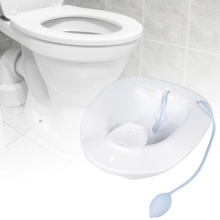 Crofta Yoni Stool with Bidet for Yoni Steaming Yoni Steam Seat Toilet Seat White