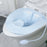 Yoni Stool with Bidet for Yoni Steaming Yoni Steam Seat Toilet Seat Blue