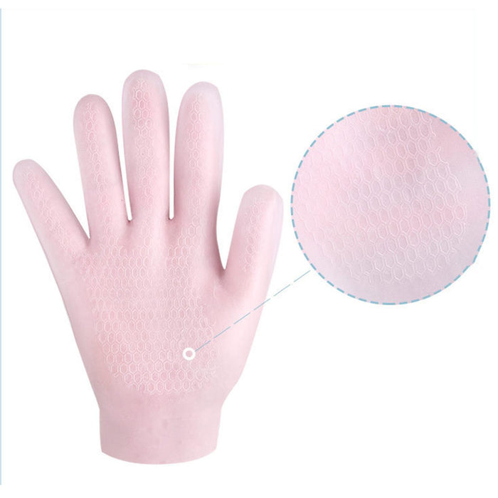 2x Moisturizing SPA Gloves Hand Care Callus Remover for Aging Hands Eczema