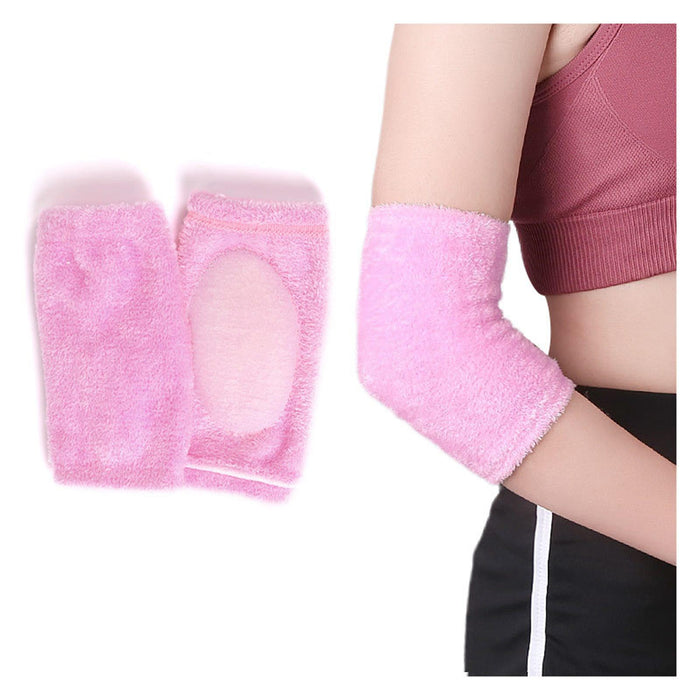 2 Pieces Moisturizing Gel Elbow Sleeve Elbow Cover Elastic for Home SPA