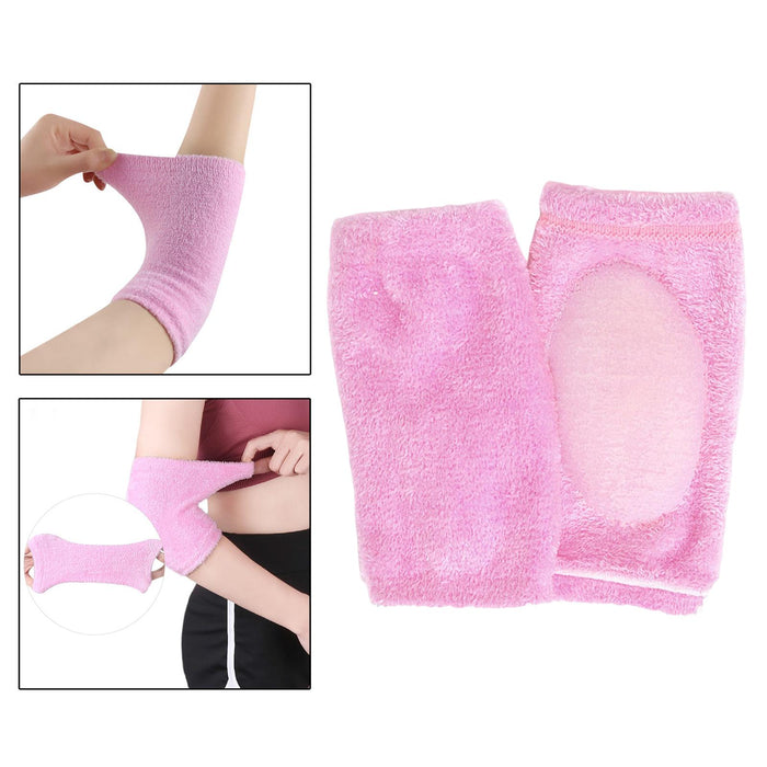 2 Pieces Moisturizing Gel Elbow Sleeve Elbow Cover Elastic for Home SPA