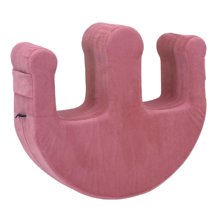 U Shaped Bed Turn Over Assistants Elderly for Patients Pink