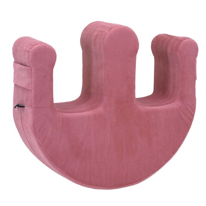 U Shaped Bed Turn Over Assistants Elderly for Patients Pink