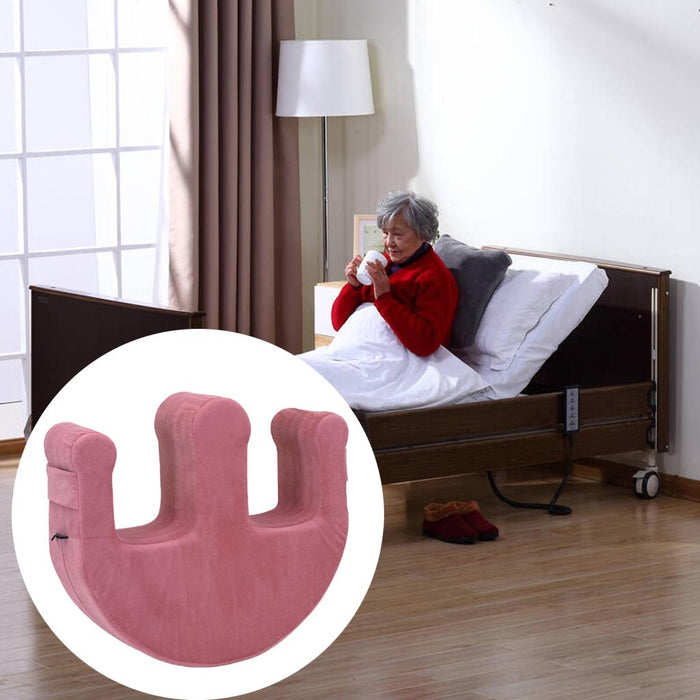 U Shaped Bed Turn Over Assistants Elderly for Patients Pink