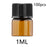 100Pcs Amber Mini Glass Bottle Empty for Essential Oil Aromatherapy Perfume