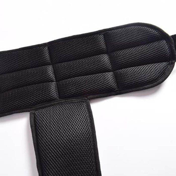 Wheelchair Seat Belt Harness Adjustable for Patients Seniors Black Short