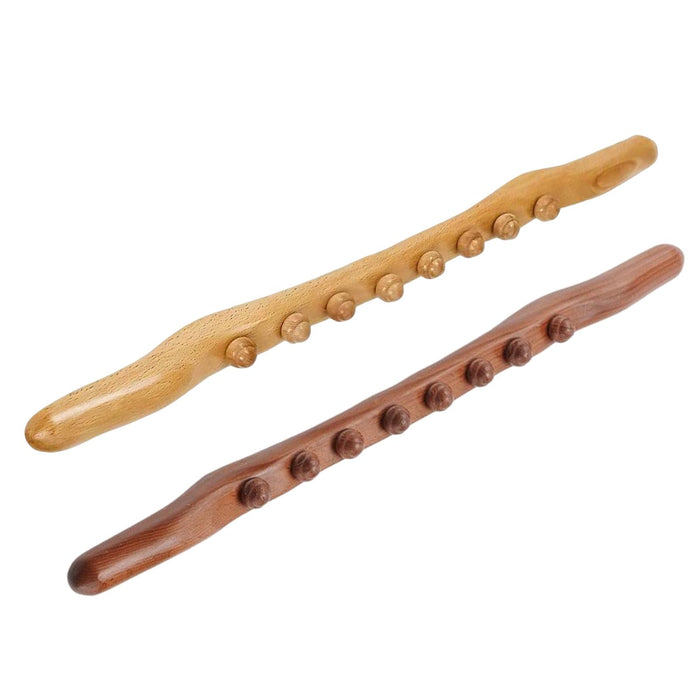 Wooden Guasha Scraping Stick Massage Tools Wood Guasha Tool  Beech