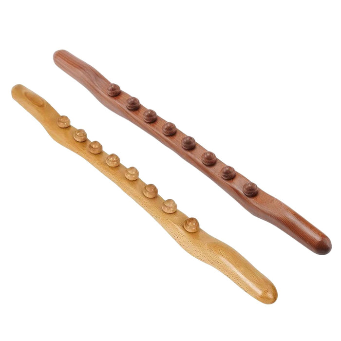 Wooden Guasha Scraping Stick Massage Tools Wood Guasha Tool  Beech