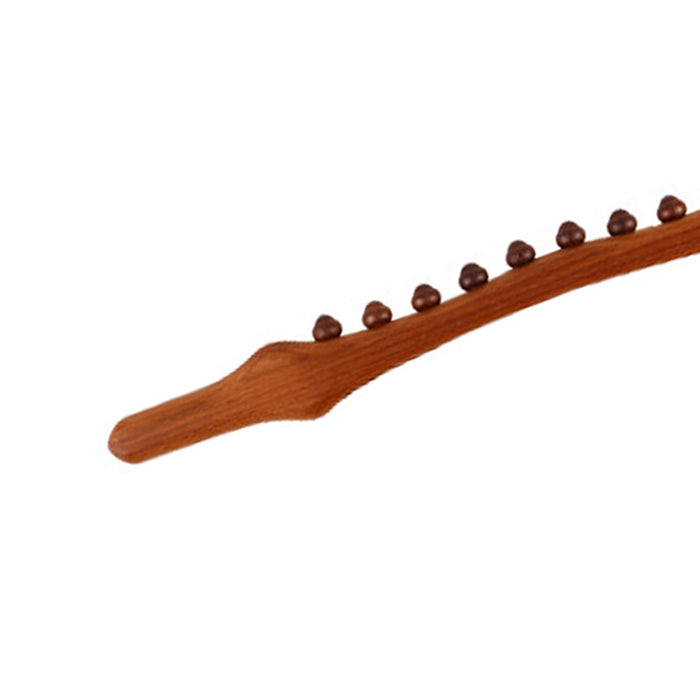 Wooden Gua Sha Massage Stick Relieve Sore Muscles Relaxing  Carbonized