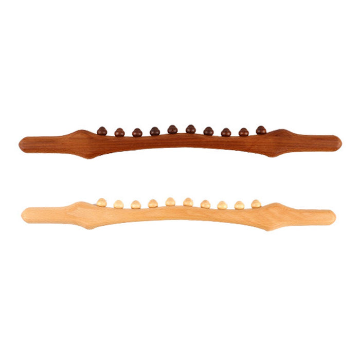 Wooden Gua Sha Massage Stick Relieve Sore Muscles Relaxing  Carbonized