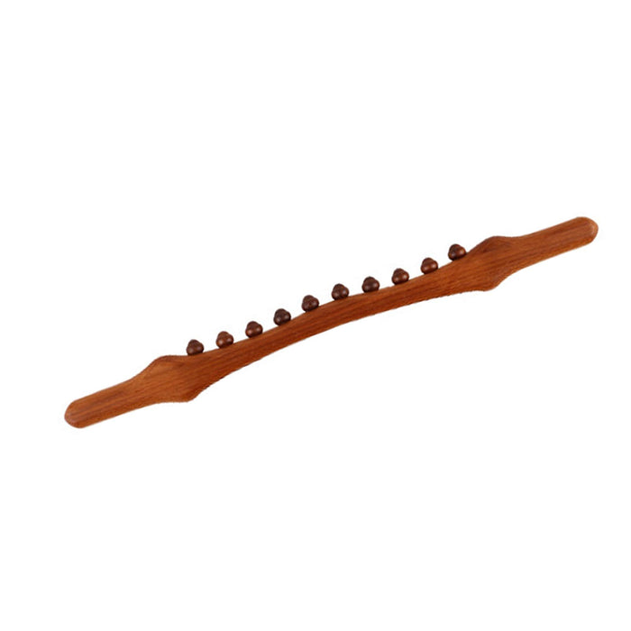 Wooden Gua Sha Massage Stick Relieve Sore Muscles Relaxing  Carbonized